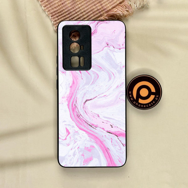 Xiaomi Redmi K60 Pro - Pink Design 1 - Premium Metal Printed Soft Bumper Shock Proof Case