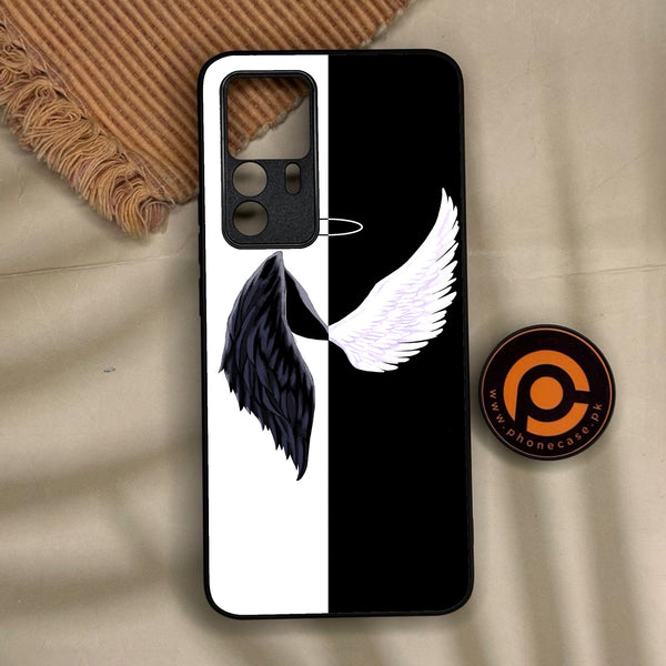 Xiaomi 12T Pro - Angel 2.0 Design 5 - Premium Metal Printed Soft Bumper Shock Proof Case