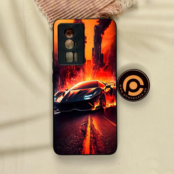 Xiaomi Redmi K60 Pro - Racing Design 1 - Premium Metal Printed Soft Bumper Shock Proof Case