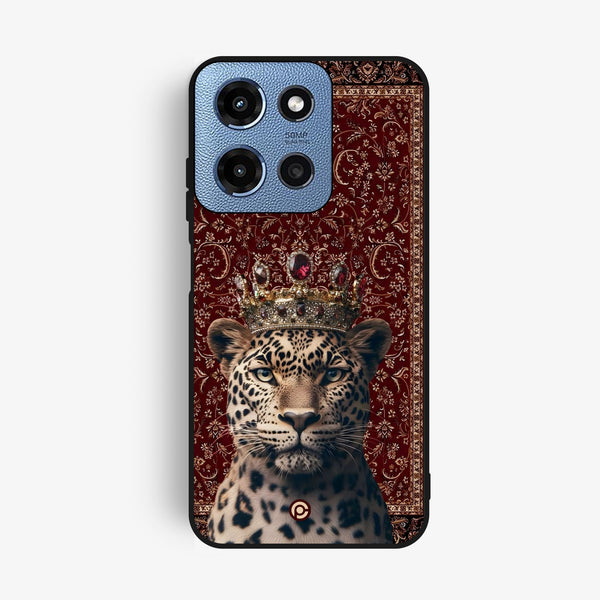 Motorola Moto G 2025 - Leopard - Premium Metal Printed Soft Bumper Shock Proof Case