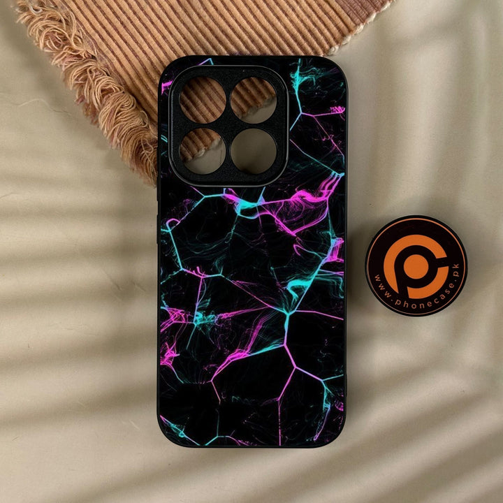 Xiaomi 17 - Black Marble Design 9 - Premium Metal Printed Soft Bumper Shock Proof Case