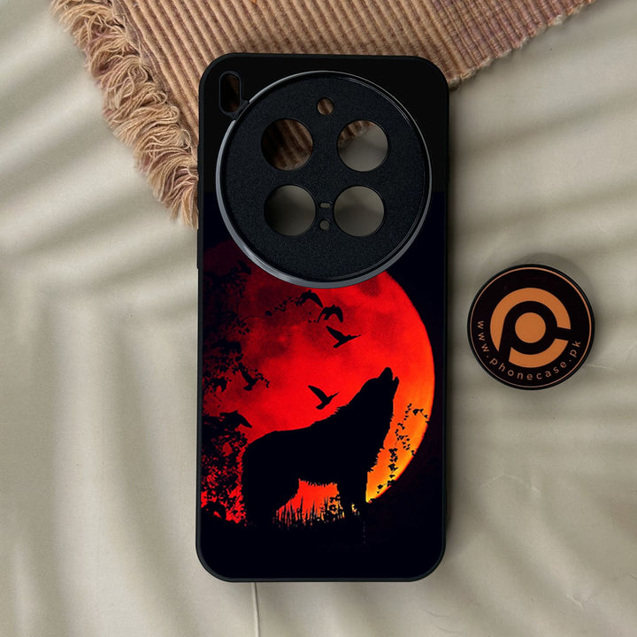 Vivo X300 Pro - Wolf Design 1 - Premium Metal Printed Soft Bumper Shock Proof Case