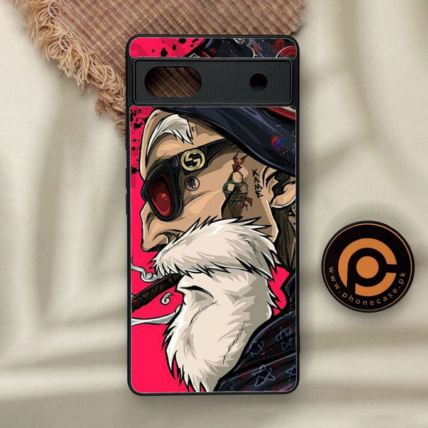 Google Pixel 6a - Master Roshi - Premium Metal Printed Soft Bumper Shock Proof Case
