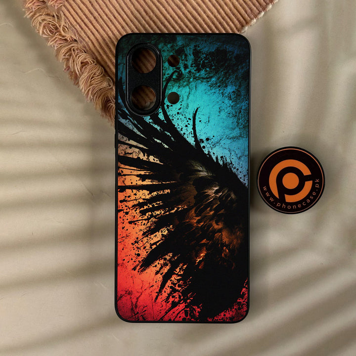 Vivo Y11d - Angel 2.0 Design 9 - Premium Metal Printed Soft Bumper Shock Proof Case