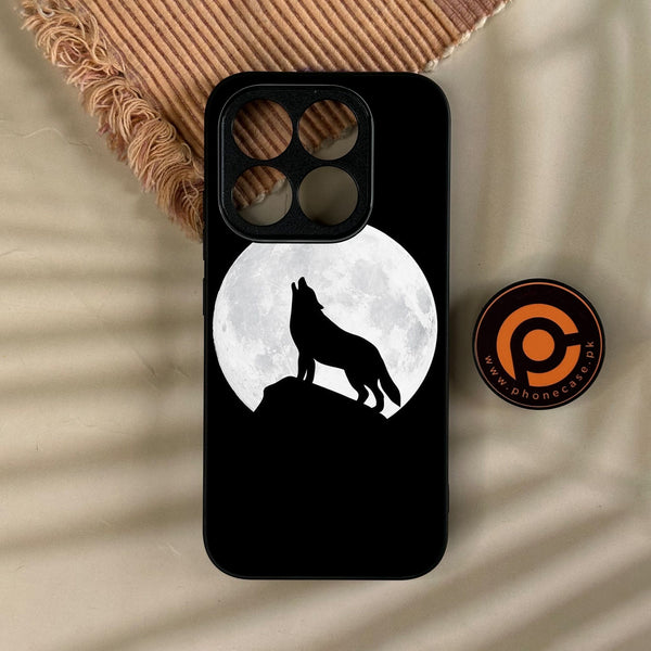 Xiaomi 17 - Wolf Design 3 - Premium Metal Printed Soft Bumper Shock Proof Case