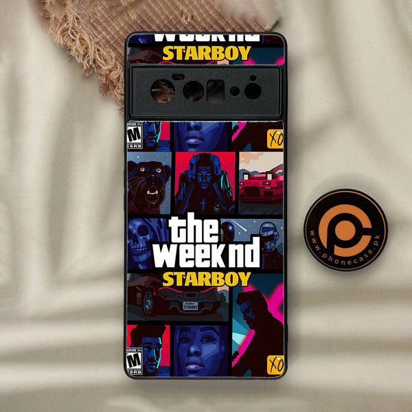 Google Pixel 6 Pro - The Weeknd Star Boy - Premium Metal Printed Soft Bumper Shock Proof Case