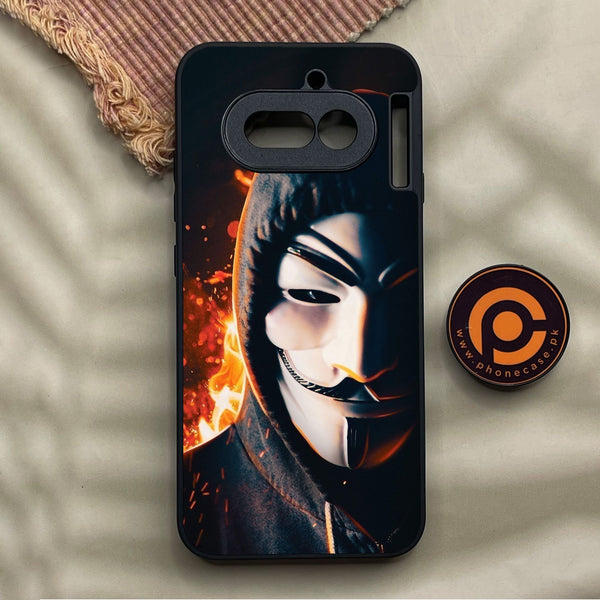 Nothing Phone 4a - Anonymous 2.0 Design 6 - Premium Metal Printed Soft Bumper Shock Proof Case