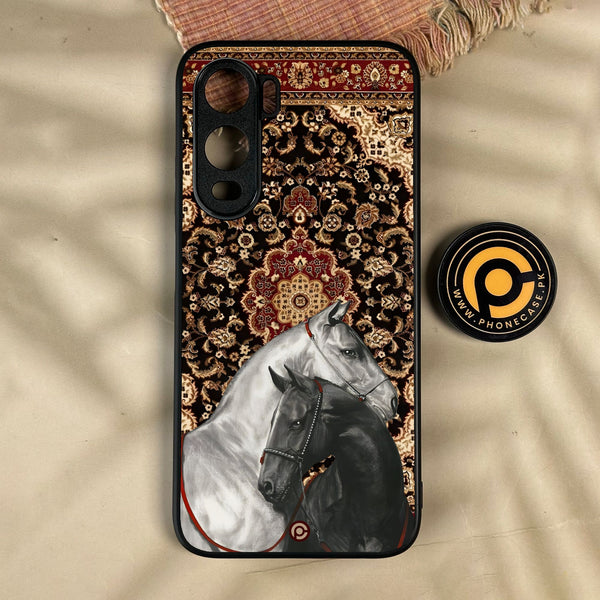 Itel City 200 - Horse Heritage - Premium Metal Printed Soft Bumper Shock Proof Case