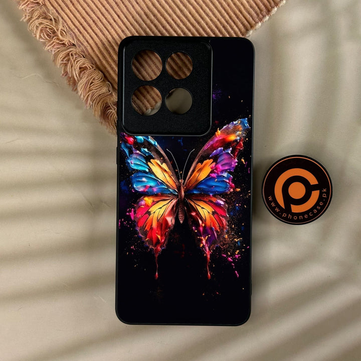 Motorola Moto G86 - Butterflies Design 7 - Premium Metal Printed Soft Bumper Shock Proof Case