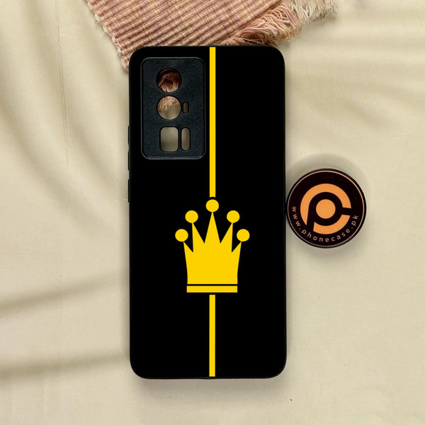 Xiaomi Redmi K60 Pro - King Design 1 - Premium Metal Printed Soft Bumper Shock Proof Case