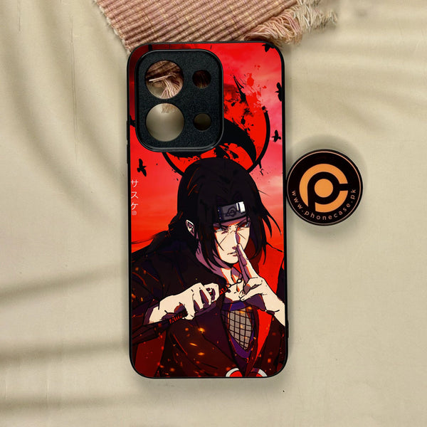 Xiaomi Redmi 15C - Uchiha Itachi - Premium Metal Printed Soft Bumper Shock Proof Case