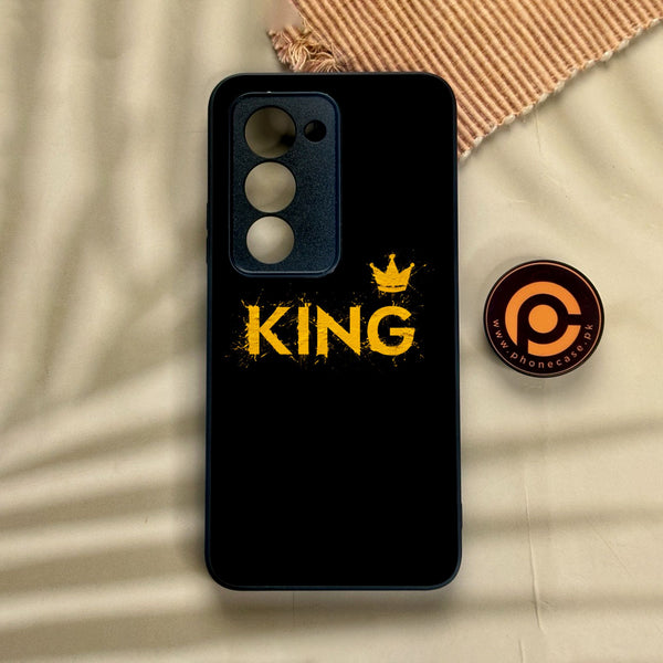 Xiaomi Redmi 15 - King Design 2 - Premium Metal Printed Soft Bumper Shock Proof Case