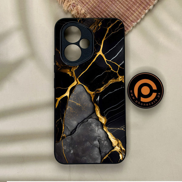 Honor 400 - Liquid Marble Design 6 - Premium Metal Printed Soft Bumper Shock Proof Case