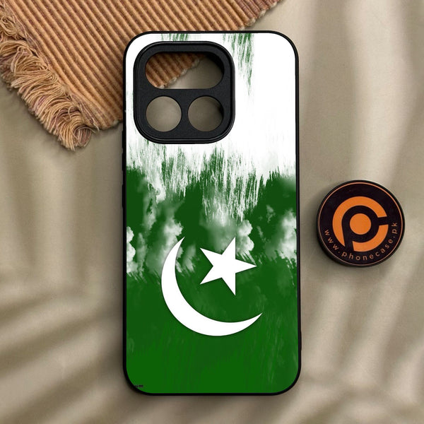Realme  16 Pro - Pakistani Flag Design 9 - Premium Metal Printed Soft Bumper Shock Proof Case