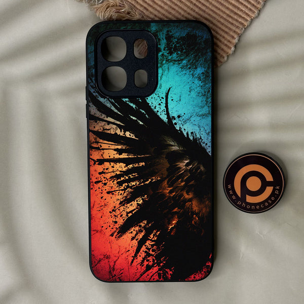 Oppo A6K - Angel 2.0 Design 9 - Premium Metal Printed Soft Bumper Shock Proof Case
