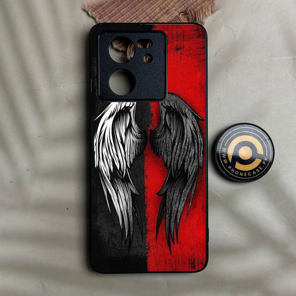 Redmi K60 Ultra - Angel 2.0 Design 10 - Premium Metal Printed Soft Bumper Shock Proof Case
