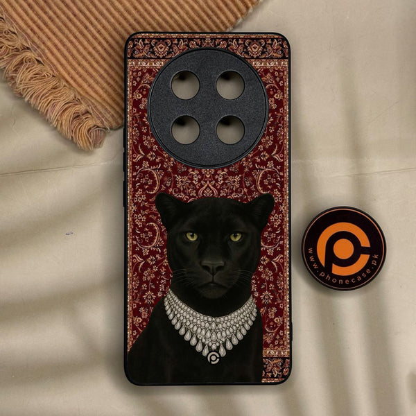 Honor X9c Smart - Black Panther - Premium Metal Printed Soft Bumper Shock Proof Case