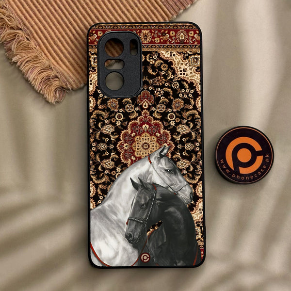 Xiaomi Redmi K40 - Horse Heritage - Premium Metal Printed Soft Bumper Shock Proof Case