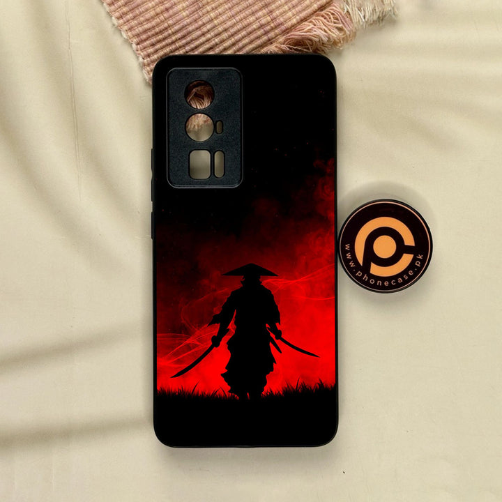 Xiaomi Poco F5 Pro - Ninja Design 1 - Premium Metal Printed Soft Bumper Shock Proof Case