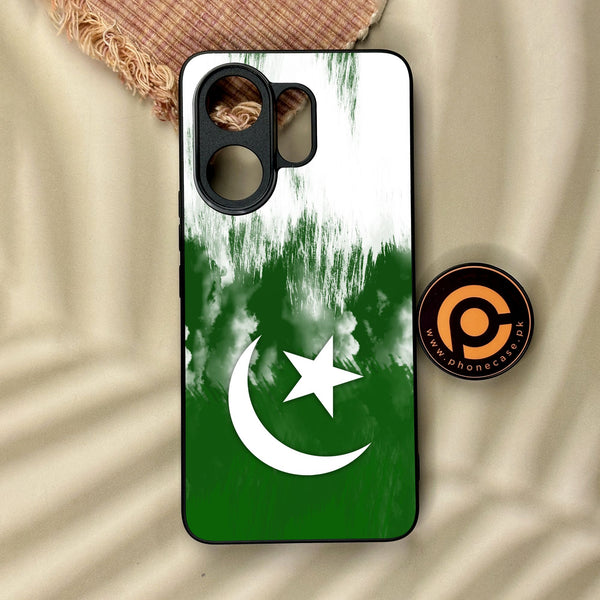 Vivo V60 - Pakistan Design 9 - Premium Metal Printed Soft Bumper Shock Proof Case
