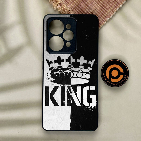 Realme 15 - King Design 7 - Premium Metal Printed Soft Bumper Shock Proof Case