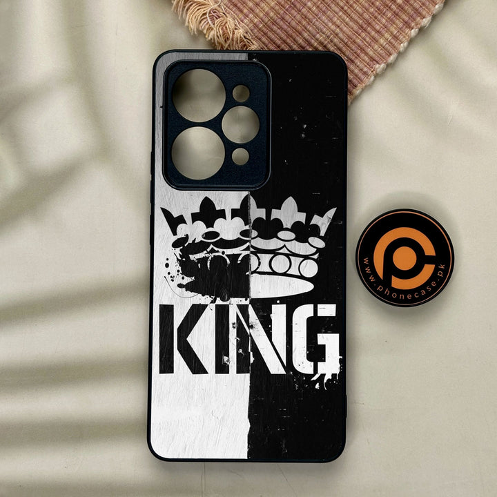 Realme 15 - King Design 7 - Premium Metal Printed Soft Bumper Shock Proof Case
