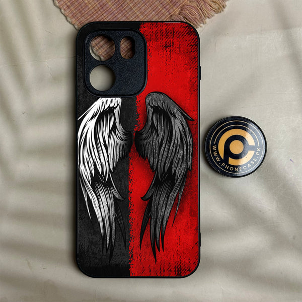 Oneplus Nord Ce 6 - Angel 2.0 Design 10 - Premium Metal Printed Soft Bumper Shock Proof Case