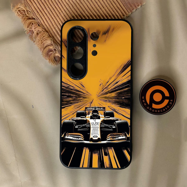 Tecno Camon 50 4G - Formula 1 Design 4 - Premium Metal Printed Soft Bumper Shock Proof Case
