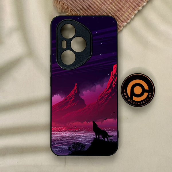 Honor 400 Pro - Wolf Design 7 - Premium Metal Printed Soft Bumper Shock Proof Case