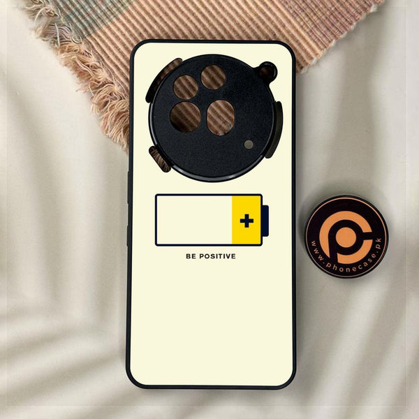 Nothing Phone 3a Pro - Be Positive Design - Premium Metal Printed Soft Bumper Shock Proof Case