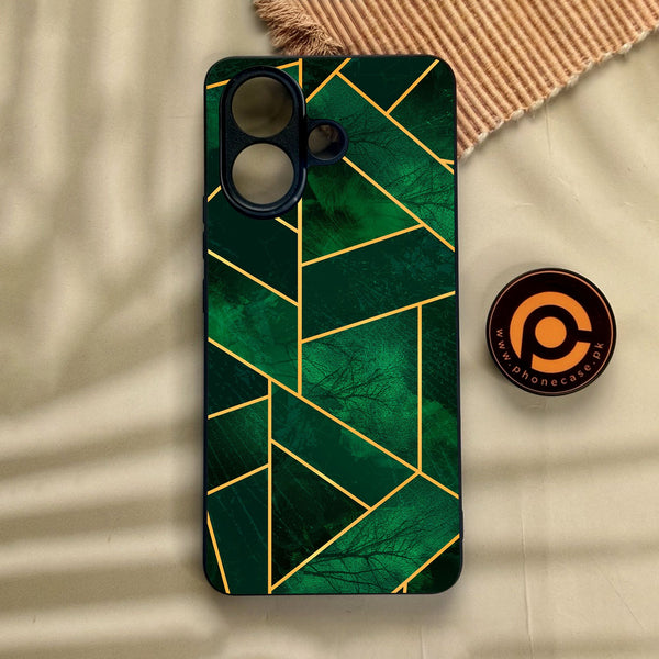Vivo V60 Lite  - Geometric Design 10 - Premium Metal Printed Soft Bumper Shock Proof Case