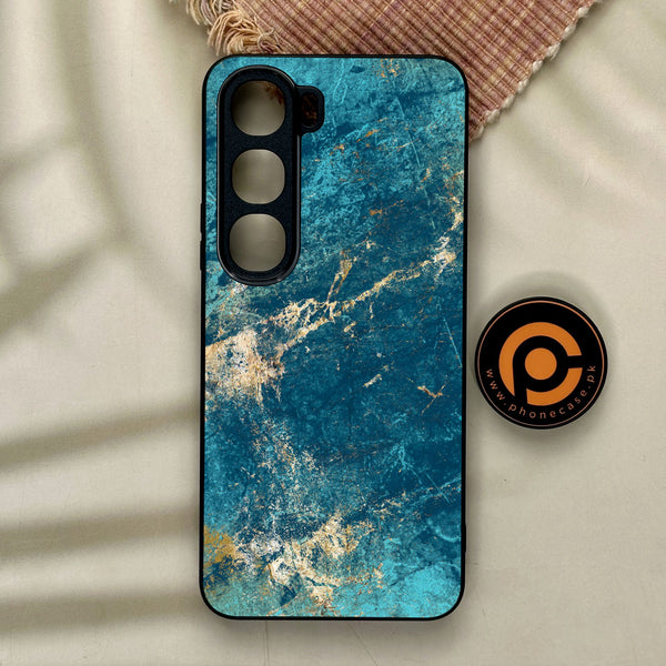 Vivo Y21d - Blue 2.0 Design 9 - Premium Metal Printed Soft Bumper Shock Proof Case