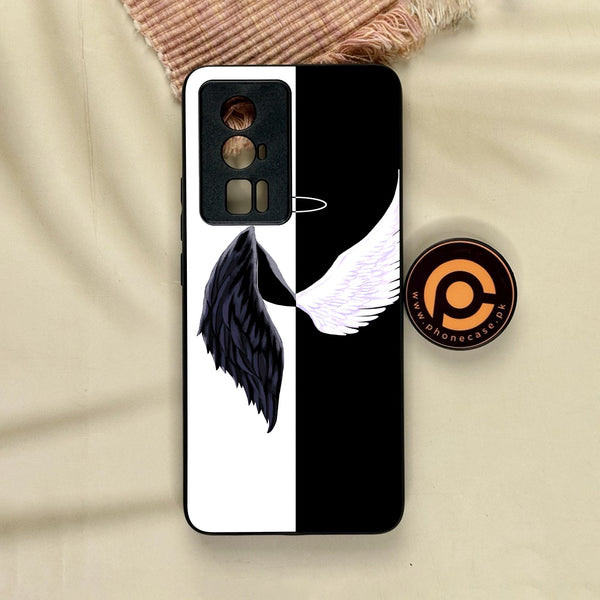 Xiaomi Redmi K60 Pro - Angel 2.0 Design 5 - Premium Metal Printed Soft Bumper Shock Proof Case