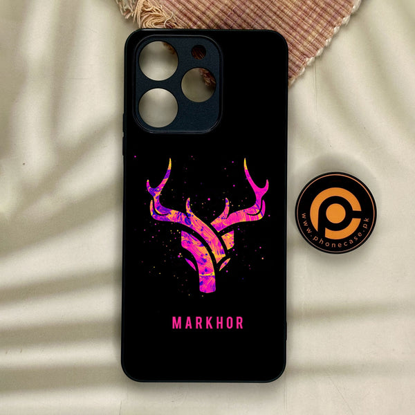 Realme Note 70 - Markhor Design 6 - Premium Metal Printed Soft Bumper Shock Proof Case