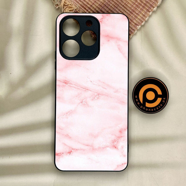 Realme Note 70 - Pink Design 2 - Premium Metal Printed Soft Bumper Shock Proof Case