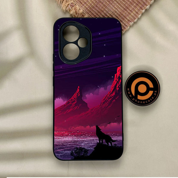 Honor 400 - Wolf Design 7 - Premium Metal Printed Soft Bumper Shock Proof Case