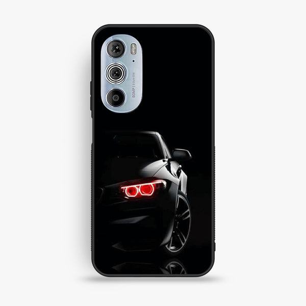 Motorola Edge 30 Pro - Black Art Design 6 - Premium Metal Printed Soft Bumper Shock Proof Case
