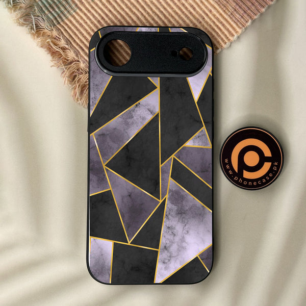 iPhone Air - Geometric Design 8 - Premium Metal Printed Soft Bumper Shock Proof Case