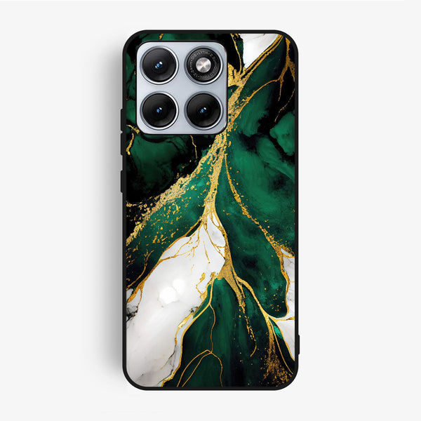 Motorola Edge 70 Fusion - Liquid Marble Design 7 - Premium Metal Printed Soft Bumper Shock Proof Case