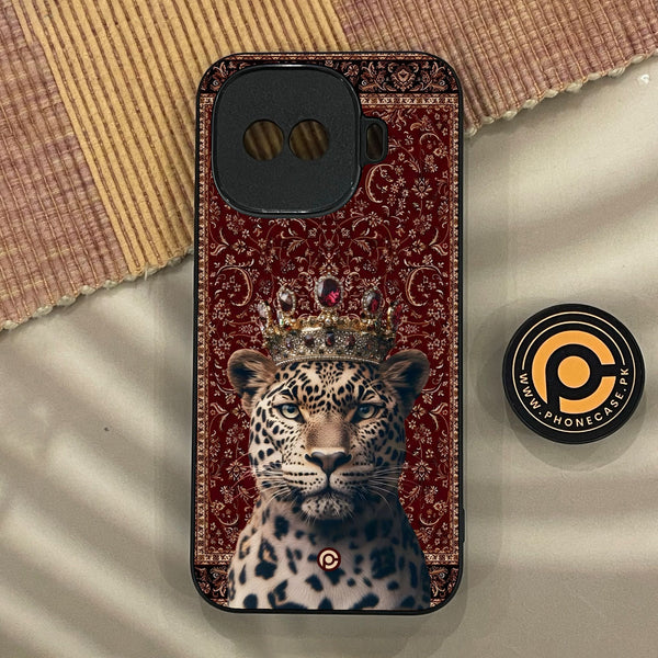 iQoo Z11 Turbo - Leopard - Premium Metal Printed Soft Bumper Shock Proof Case