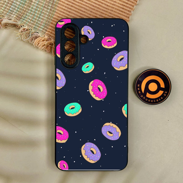 Samsung Galaxy A17 - Colorful Donuts - Premium Metal Printed Soft Bumper Shock Proof Case