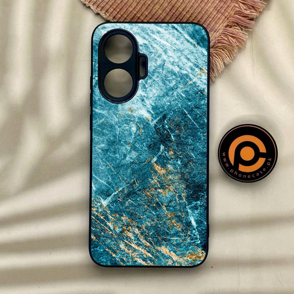 Xiaomi Redmi Turbo 4 Pro - Blue 2.0 Design 10 - Premium Metal Printed Soft Bumper Shock Proof Case