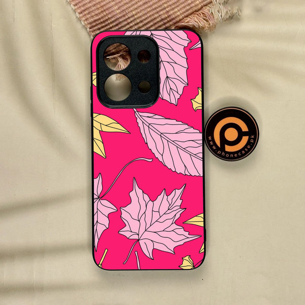 Xiaomi Redmi 15C - Floral Series Design 6 - Premium Metal Printed Soft Bumper Shock Proof Case
