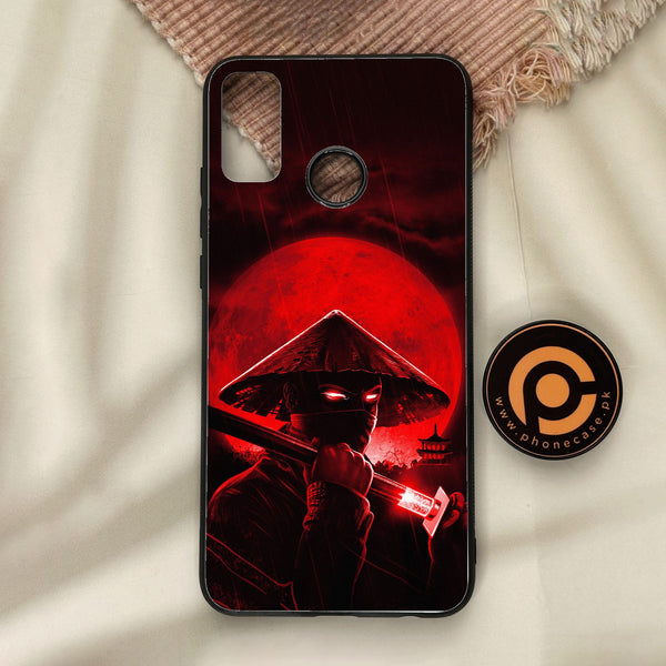 Honor 9X Lite - Ninja Design 2 - Premium Metal Printed Soft Bumper Shock Proof Case