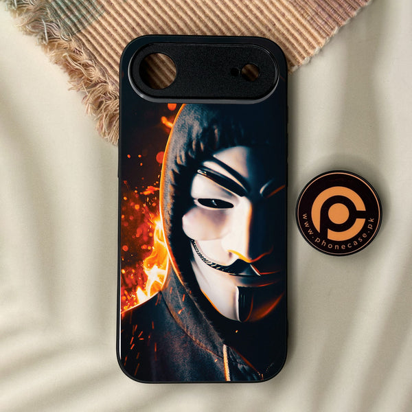 iPhone Air - Anonymous 2.0 Design 6 - Premium Metal Printed Soft Bumper Shock Proof Case