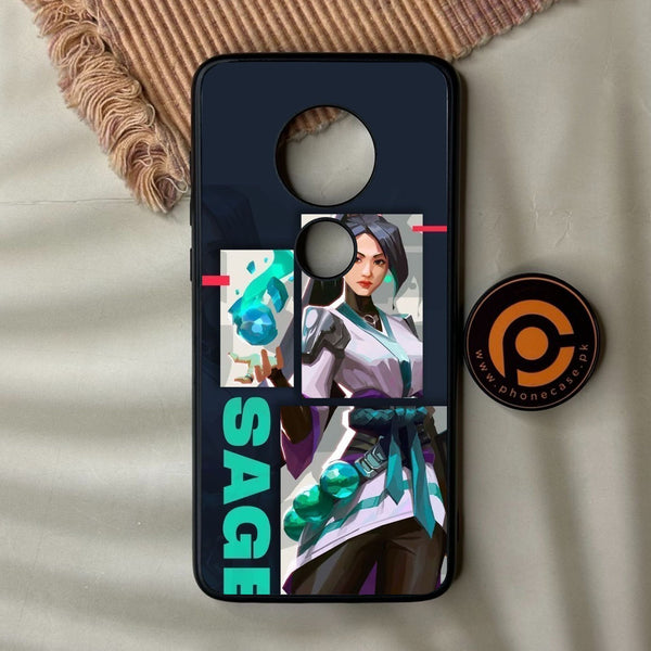 Motorola Moto G7 Plus - Battle-Ready Design 1 - Premium Metal Printed Soft Bumper Shock Proof Case