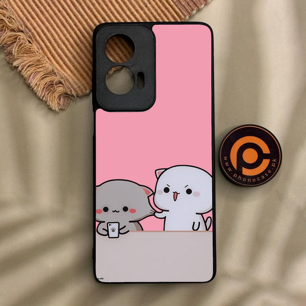 Motorola G Stylus 2024 - Cute Bubu Dudu Design 2 - Premium Metal Printed Soft Bumper Shock Proof Case