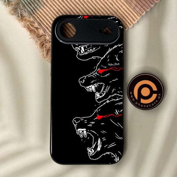 iPhone Air - Black Art Design 7 - Premium Metal Printed Soft Bumper Shock Proof Case