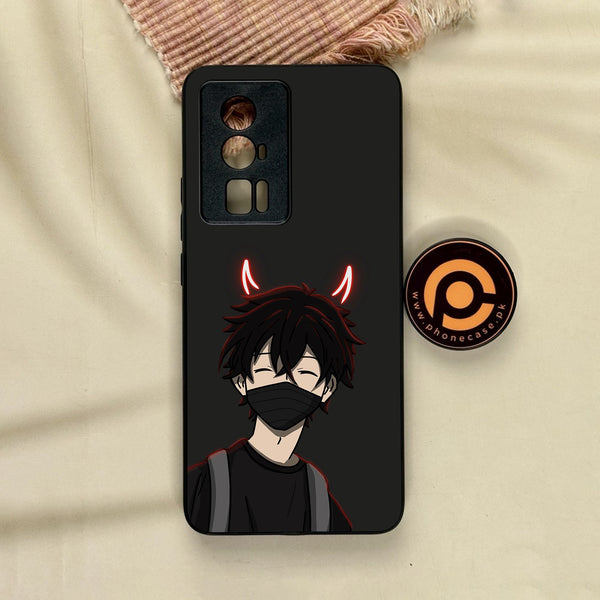 Xiaomi Redmi K60 Pro - Anime Series Design 7 - Premium Metal Printed Soft Bumper Shock Proof Case