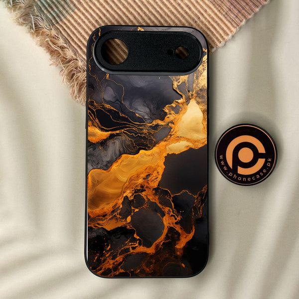 iPhone Air - Liquid Design 4 - Premium Metal Printed Soft Bumper Shock Proof Case